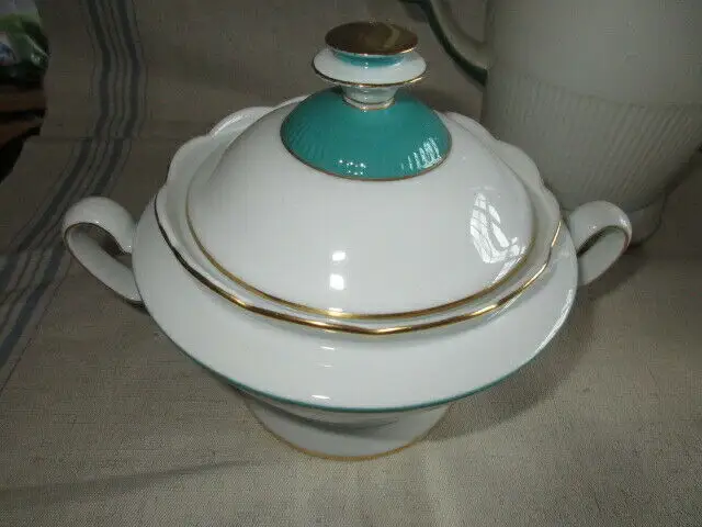 Königlich preussisch Tettau 22 tlg. Kaffeeservice Teeservice Jugendstil 6