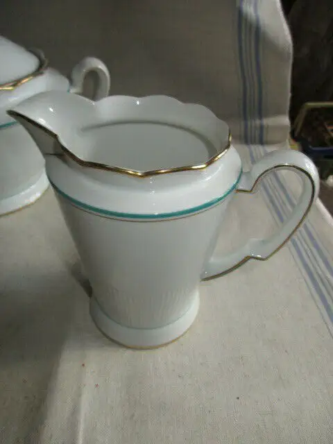 Königlich preussisch Tettau 22 tlg. Kaffeeservice Teeservice Jugendstil 7