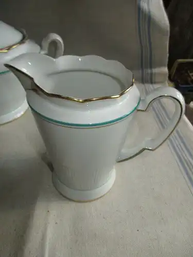 Königlich preussisch Tettau 22 tlg. Kaffeeservice Teeservice Jugendstil