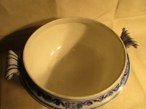 Villeroy&Boch Dresden große Terrine Suppenterrine um 1900 Zwiebelmuster
