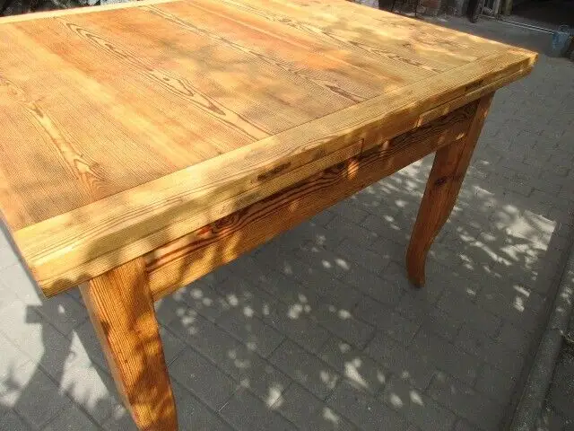 Ausziehtisch / Tisch Esstisch Biedermeier um 1860 Weichholz Nr. 13 6