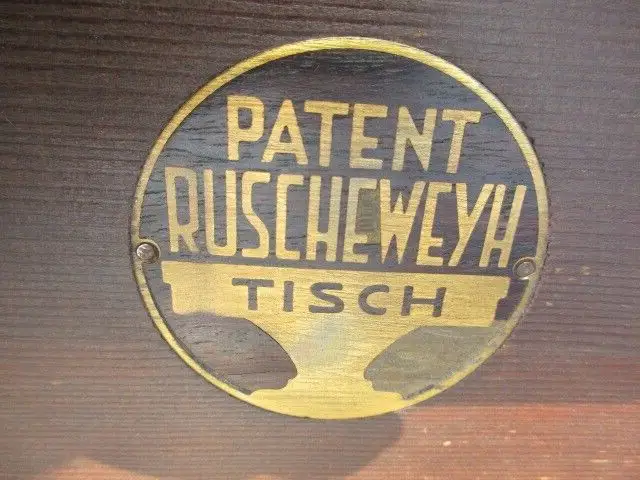 Kulissentisch Esstisch Jugendstil Eiche dunkel  um 1910 /  5m zum Ausziehen 6