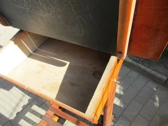 Schulbank einer  Jugendstil um 1900     nur 67 cm breit 4
