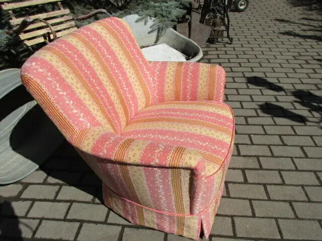 alter Sessel neu bezogen 2