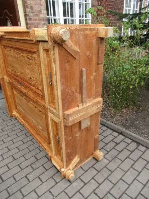 Schrank Kleiderschrank Dielenschrank  Gründerzeit um 1880 Weichholz Zwickel 11