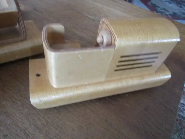 Lore  3 Anhänger und Schienen , Weichen usw.   Holz FWF  Fröbel / Werdau  1950 8