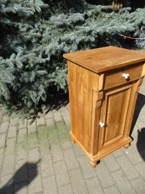Nachttisch Gründerzeit  um 1880  Weichholz Nr. 4 1