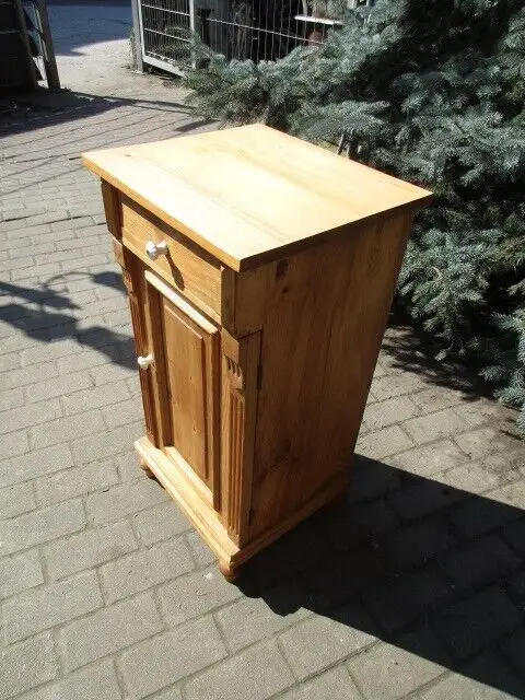 Nachttisch Gründerzeit  um 1880  Weichholz Nr. 4 2