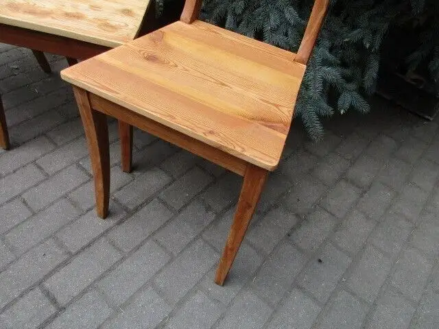 4 alte Stühle Jugendstil um 1900 Holz  Nr. 2 Landhausstil 1
