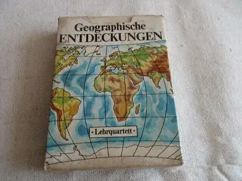 Quartett Geographische Entdeckungen Forkel Pössneck 1978