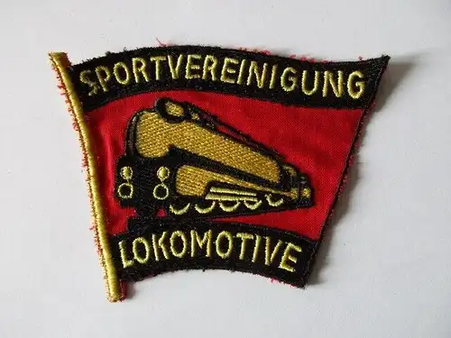 Aufnäher  Sportvereinigung Lokomotive Leipzig  11,5 x 8,5 cm