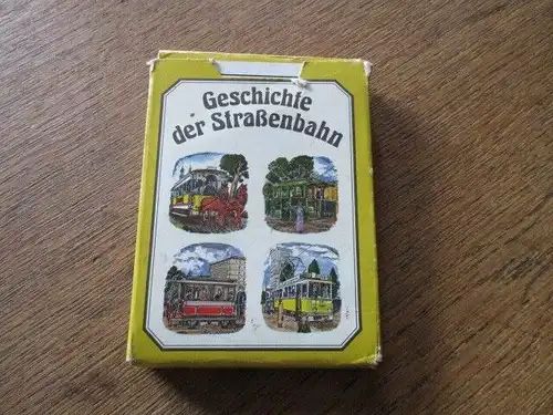 Quartett Geschichte der Straßenbahn Pössneck 1986