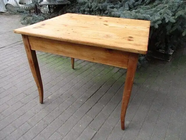 alter Tisch Esstisch Jugendstil Weichholz um 1900  Nr. 11 0