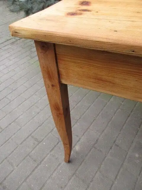 alter Tisch Esstisch Jugendstil Weichholz um 1900  Nr. 11 1