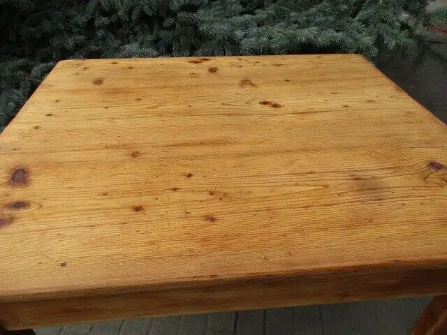 alter Tisch Esstisch Jugendstil Weichholz um 1900  Nr. 11 2