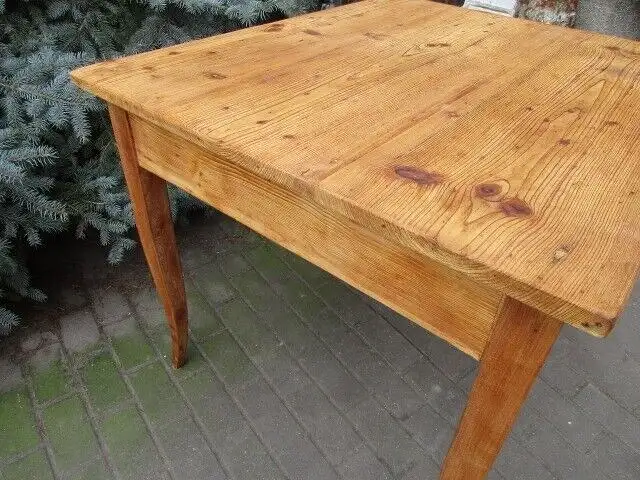 alter Tisch Esstisch Jugendstil Weichholz um 1900  Nr. 11 3