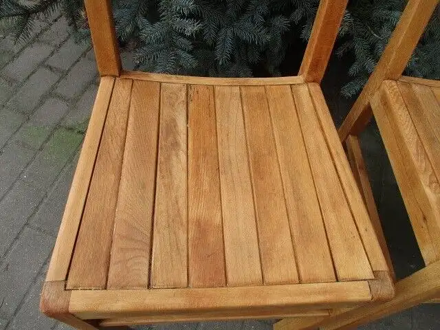 4 alte Stühle Jugendstil um 1910 Holz  Nr. 8 Landhausstil 1