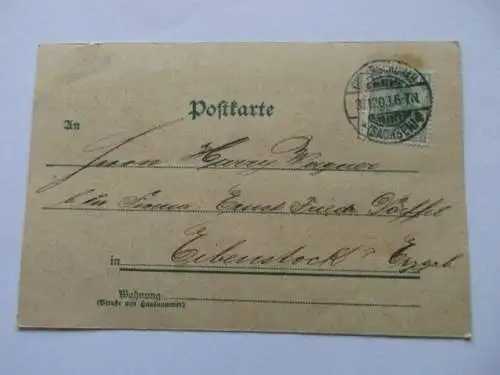 seltene Ansichtskarte Grossschönau 1903