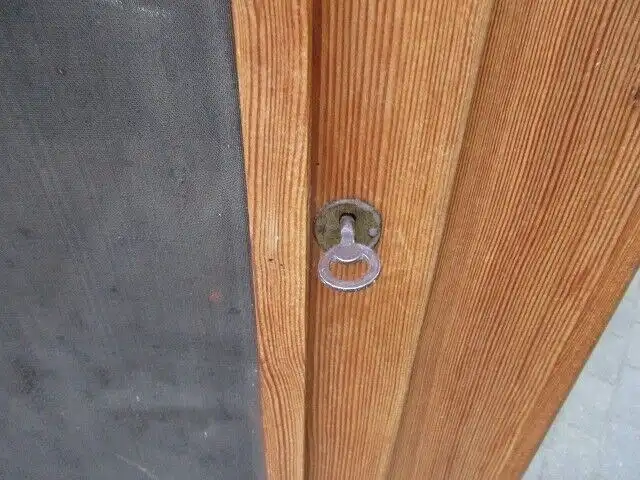 Vorratsschrank Schrank Jugendstil um 1910 Weichholz 1 türig 1