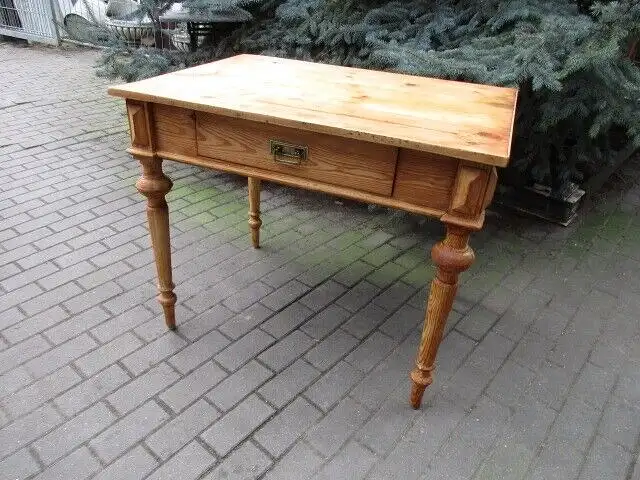 Tisch Esstisch Gründerzeit um 1880 Weichholz Nr. 3 0