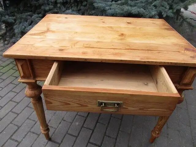Tisch Esstisch Gründerzeit um 1880 Weichholz Nr. 3 2