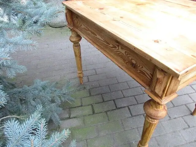 Tisch Esstisch Gründerzeit um 1880 Weichholz Nr. 3 5