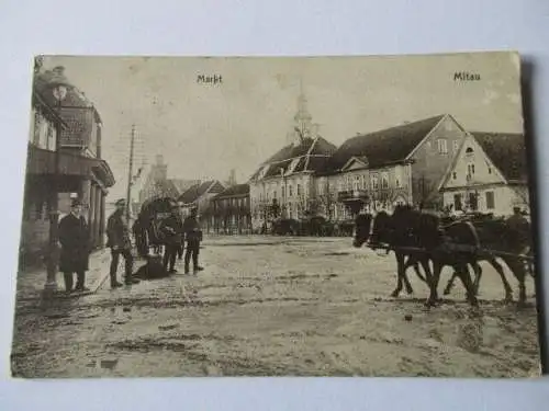 seltene AK Mitau 1916 Lettland  Jelgava