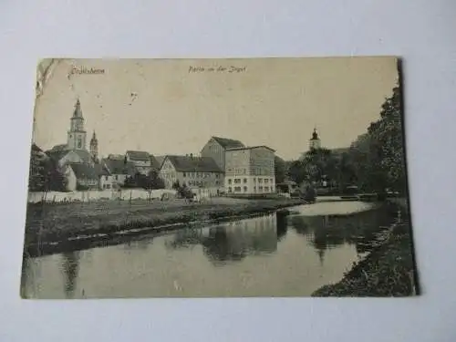 seltene AK Crailsheim  1917