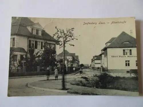 seltene AK Senftenberg Albertstr. 1920