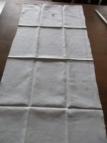 altes Leinen Damast Geschirrtuch um 1920  ( 118 )