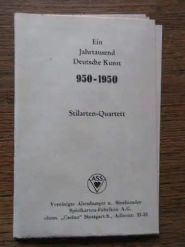 Kartenspiel Ein Jahrtausend Deutsche Geschichte 950-1950 Altenburger Stralsunder