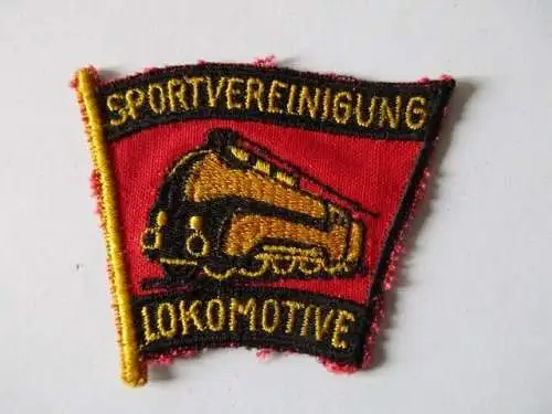 Aufnäher  Sportvereinigung Lokomotive Leipzig  7,5 x 6,5 cm