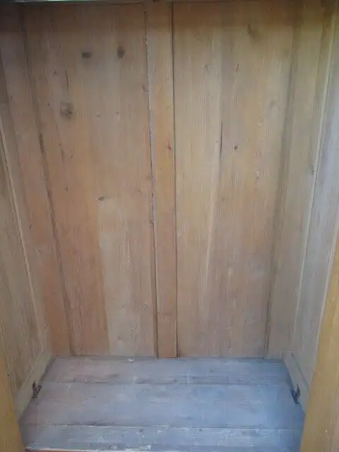 Kleiderschrank Dielenschrank Schrank Jugendstil um 1900 Nussbaum  Zerlegbar 10