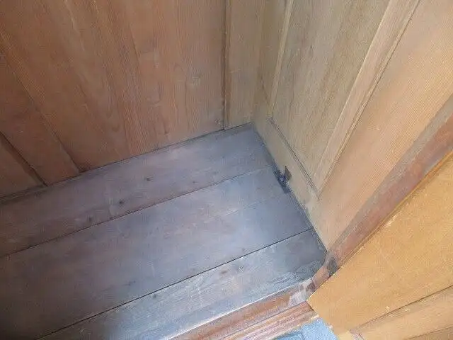 Kleiderschrank Dielenschrank Schrank Jugendstil um 1900 Nussbaum  Zerlegbar 7