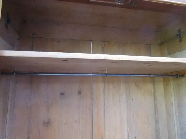 Kleiderschrank Dielenschrank Schrank Jugendstil um 1900 Nussbaum  Zerlegbar 8