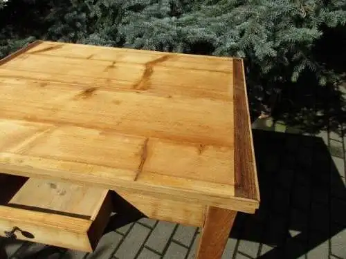 Tisch Esstisch Gründerzeit um 1880 Weichholz Nr. 16 zum Ausziehen