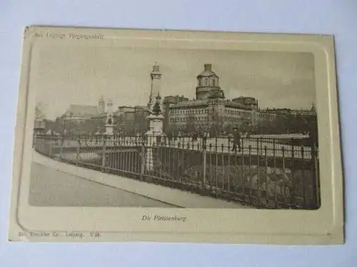 seltene AK Leipzig  Die Pleissenburg