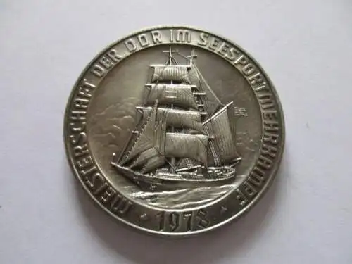 DDR Medaille Pioniere 1978 Meisterschaft Seessportmehrkampf