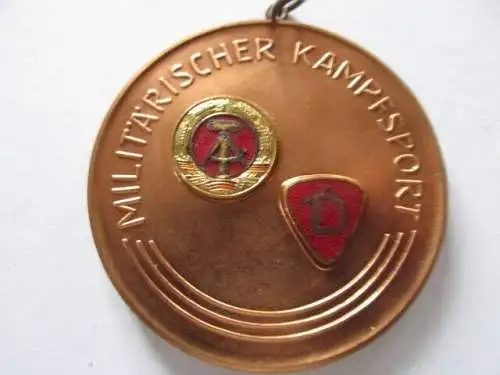 DDR Medaille NVA Militärischer Kampfsport Dynamo