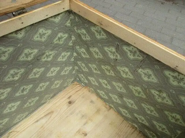 Truhe Jugendstil um 1900 Weichholz Runddeckeltruhe Nr. 10 7