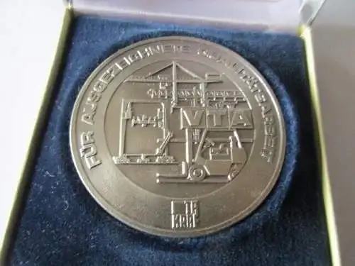 DDR Medaille Leipzig TAKRAF für ausgez. Leistungen Silber