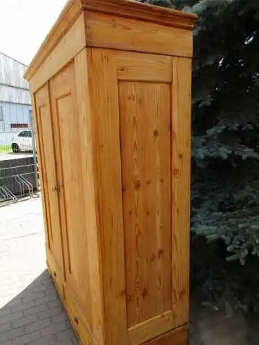Schrank Kleiderschrank Dielenschrank  Biedermeier um 1860  Weichholz Zerleger