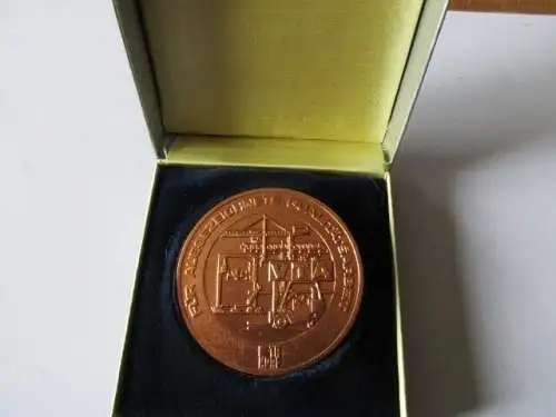 DDR Medaille Leipzig TAKRAF für ausgez. Leistungen Bronze