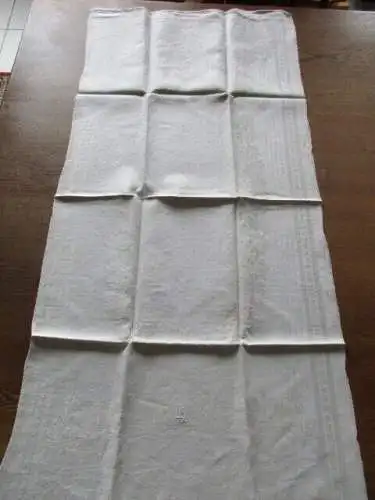 Jugendstil altes Leinen Handtuch Küchentuch Tischläufer ( 130 )