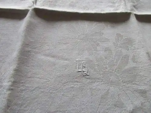 Jugendstil altes Leinen Handtuch Küchentuch Tischläufer ( 130 )