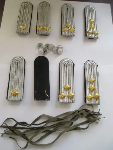 NVA  4 paar Schulterstücke Ultn. - Hptm.  Pioniere schwarz