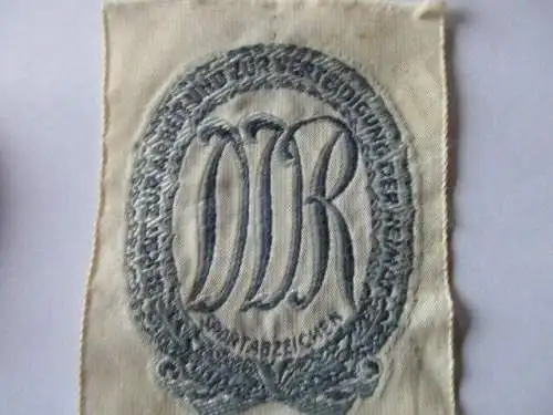 DDR Sportabzeichen mit Stoff Aufnäher 1956-65