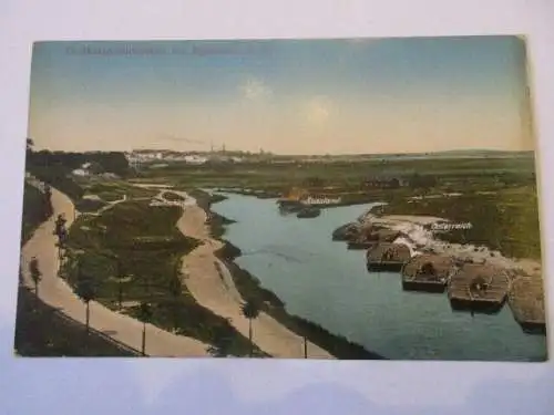 seltene AK Schlesien  Myslowitz Dreikaiserreichsecke