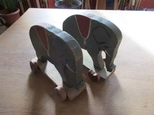 Elefant Nachziehtiere Holzspielzeug