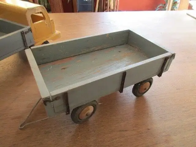 Holz LKW  mit Anhänger 6